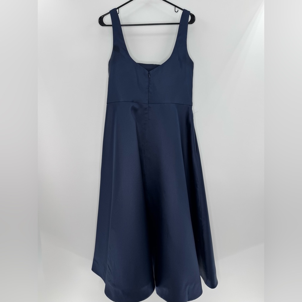 Dessy Collection Navy Midi Dress - Picture 6 of 13